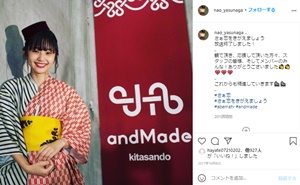 保永奈緒さん出演ドラマ「さぁ、恋をきがえましょう」オフショット