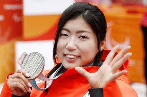 村岡桃佳さん・たくさんのメダル獲得