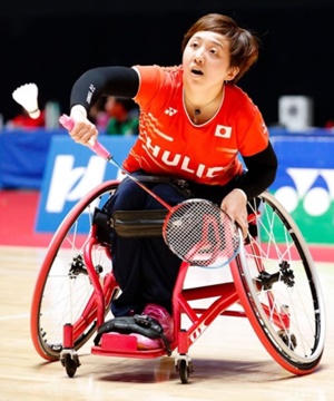 山崎悠麻さんの熱い試合模様