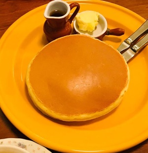 プトーカフェのメニュー・ホットケーキ
