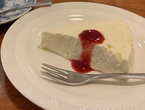 プトーカフェのメニュー・チーズケーキ