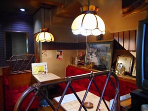 移転前のエリカの店内