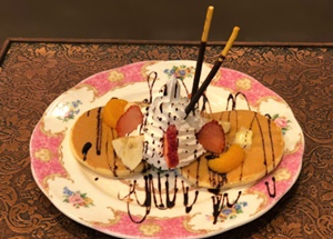 喫茶店エリカのメニュー・ホットケーキ